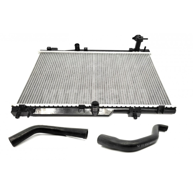 Радиатор охлаждения с патрубками KLM Autoparts на Chery JAGGI (S21-1301110-S21-1303211-S21-1303111-K)