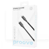 Кабель Type-C Lightning 3А 1м Striped Silicone белый PROOVE (577240003)