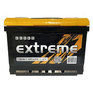 Аккумулятор автомобильный 60Ач 600А "+" слева EXTREME