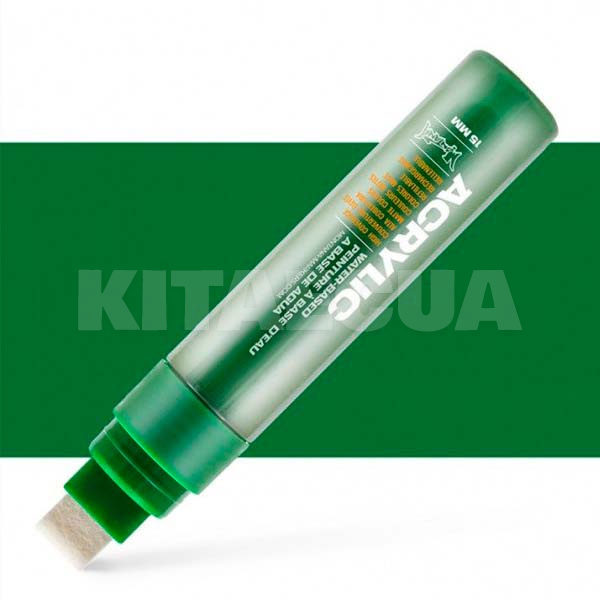 Маркер акриловый 15мм Shock Green Dark MONTANA (323362)