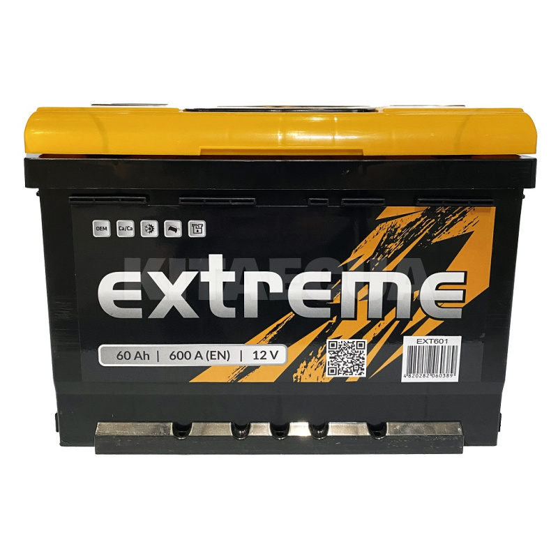 Аккумулятор автомобильный 60Ач 600А "+" слева EXTREME (EXT 6CT-60A(1))