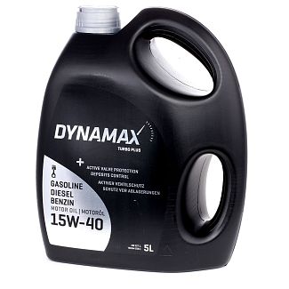 Масло моторное минеральное 5л 15W-40 TURBO PLUS 4х-тактное DYNAMAX