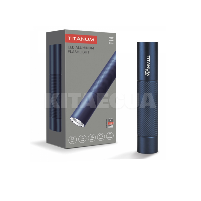 Портативный светодиодный фонарик TITANUM (TLF-T14BL)