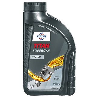 Масло моторне синтетичне 1л 5W-50 TITAN SUPERSYN FUCHS