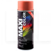 Краска-эмаль бежево-коричневая 400мл универсальная декоративная MAXI COLOR (MX8024)