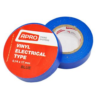 Ізолента 25м 17мм синя APRO