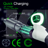 Перехідник 7.4 квт 32А 1-фаза GB/T AC (станція) - Type Tesla (американське авто) GUWIEYG на TESLA (P-GBTT)