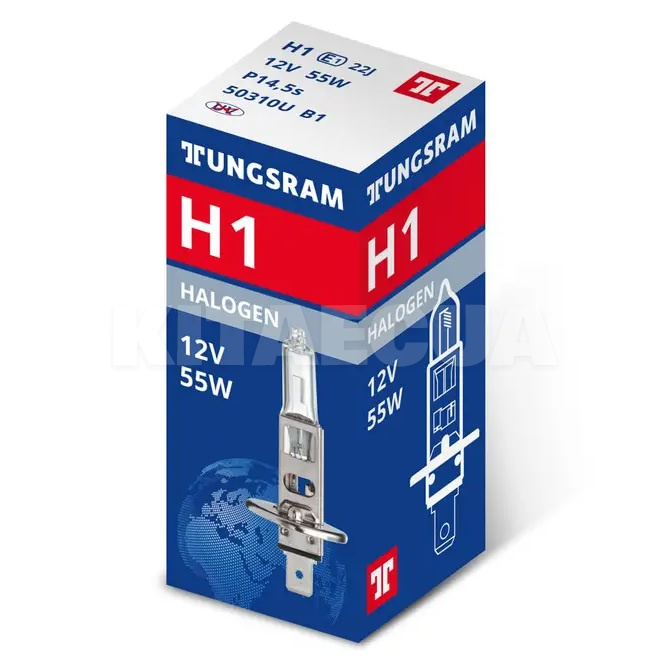 Галогенная лампа H1 55W 12V Standart TUNGSRAM (TU50310/1U.1K)
