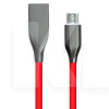 Кабель USB microUSB 2.4А 2м червоний PowerPlant (CA911370)