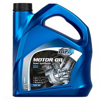 Масло моторное полусинтетическое 4л 10W-40 SN MPM