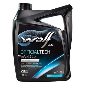 Масло моторне синтетичне 5л 5W-30 Officialtech C2 WOLF