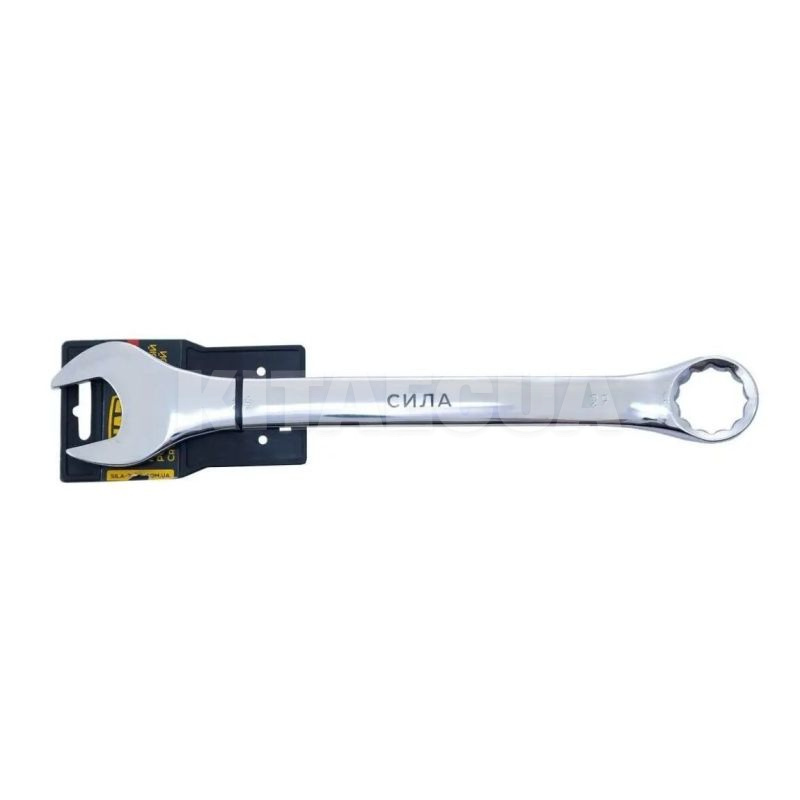 Ключ рожково-накидной 29 мм 12-гранный полированный CrV СИЛА (201079) - 2