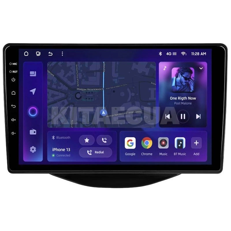 Штатна магнітола MOSS M2 4+32 Gb 9" Peugeot 108 2014-2021 (F2) AMS (49394)