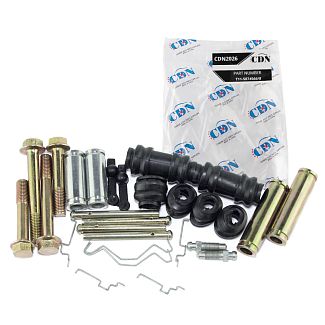 Ремкомплект супорта заднього L+R 2 колеса (напрямні + пильовики) CDN