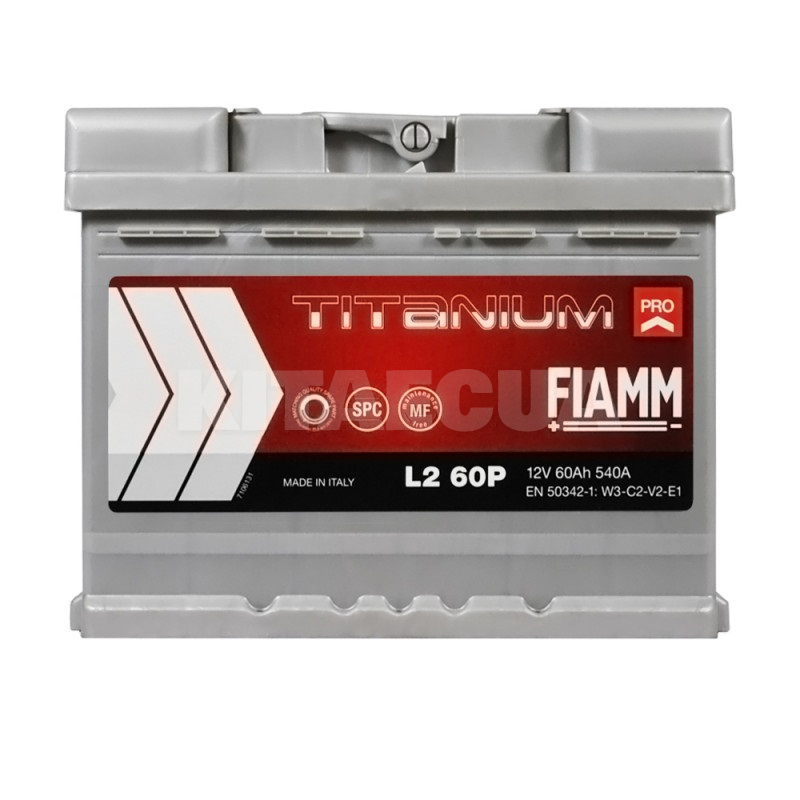 Автомобільний акумулятор Titanium Pro 60Ач 540А "+" праворуч FIAMM (7905147)