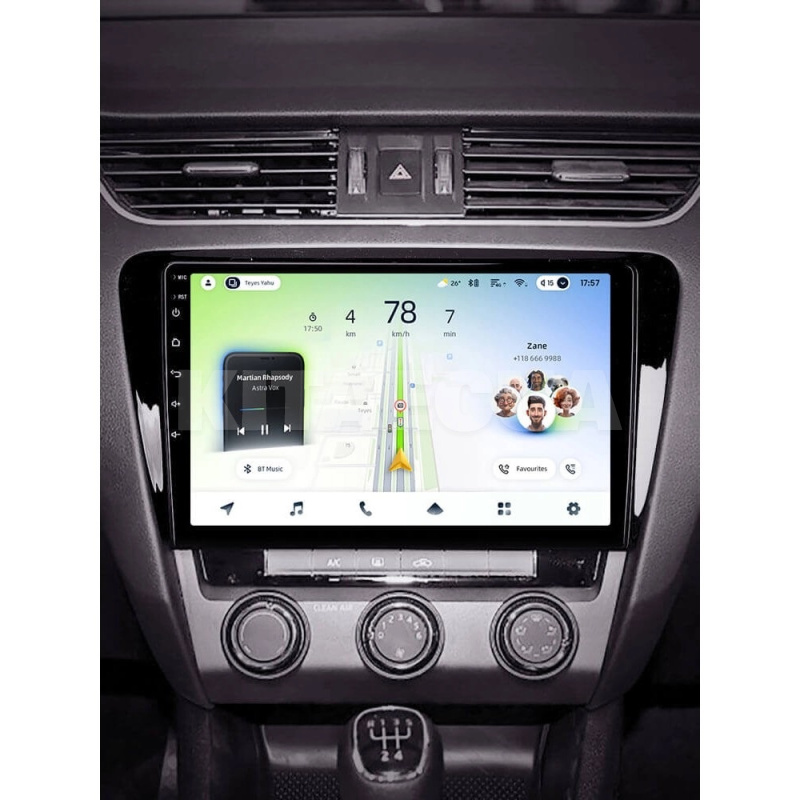 Штатная магнитола CC4L 6+64 Gb 10" Skoda Octavia 3 A7 2013-2018 (A) Teyes (71439) - 3