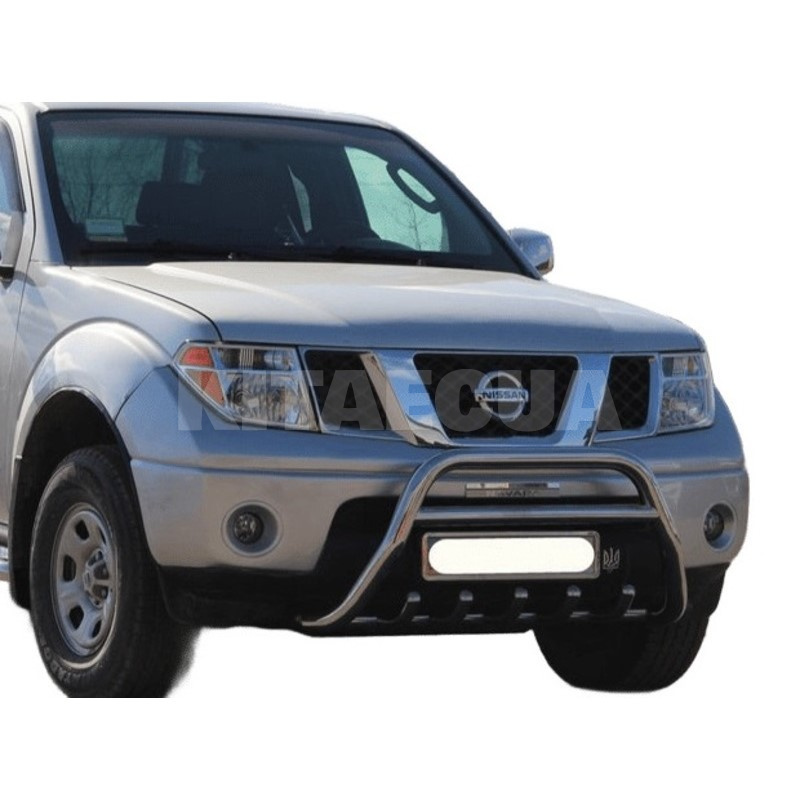 Кенгурятник WT003 Nissan Pathfinder R51 2005-2014 нержавеющая сталь CAN (dd22617) - 4