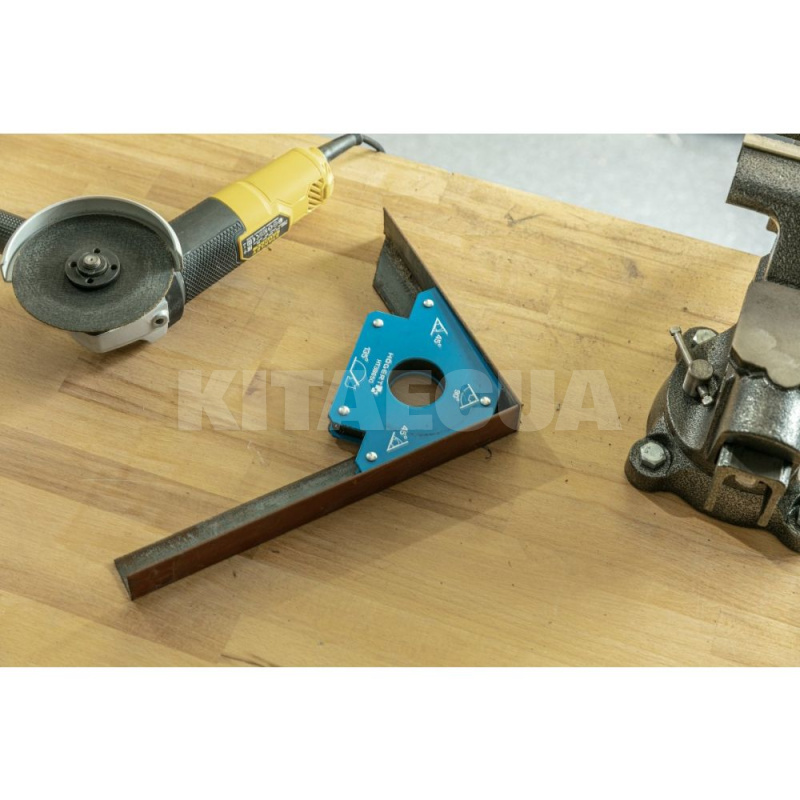 Кутник магнітний для зварювальних робіт 190х122х27мм HOGERT (HT3B650) - 3