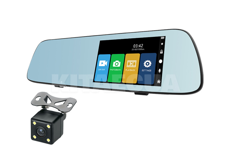 Автомобильный видеорегистратор двухкамерный 5" Full HD 1920х1080 Celsior (DVR M1 FHD)