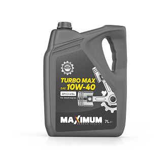 Масло моторное полусинтетическое 7л 10W-40 Turbo-Max CI-4/SL MAXIMUM