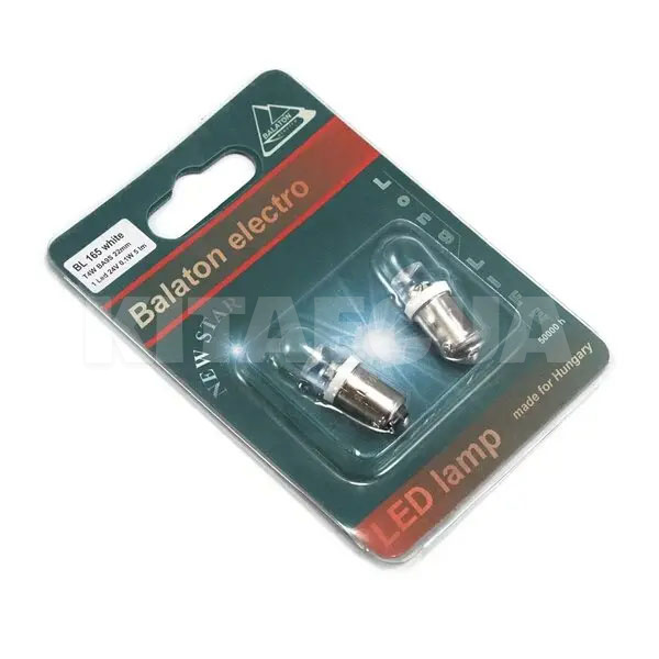 LED лампа для авто BL-165 BA9S 0.1W (комплект) BALATON (135976)