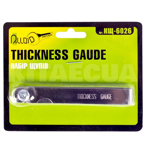 Комплект щупов для свечей зажигания (0.05-0.63 мм) 15 предметов Alloid (КЩ-6026) - 2
