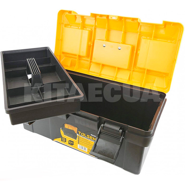Ящик для инструмента пластиковый 420 х 230 х 190 мм (8 секций) TOLSEN (80201) - 3