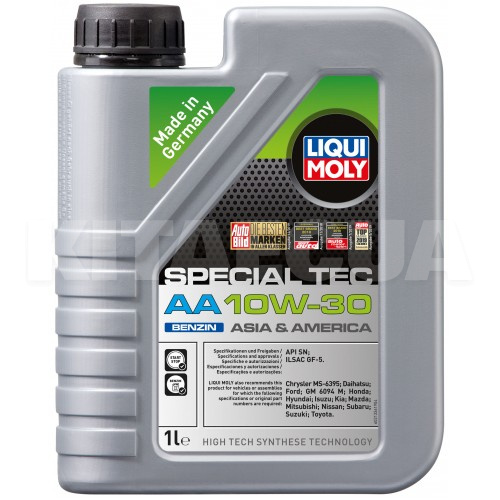 Масло моторное полусинтетическое 1л 10W-30 Special TEC AA Benzin LIQUI MOLY (21336)