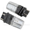 LED лампа для авто W2.5x16q 2.7W 1200K (комплект) PULSO (LP-66315R)