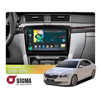 Штатная магнитола X10232 2+32 Gb 10" Skoda Superb 2 B6 2008-2015 SIGMA4car