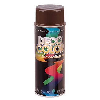 Краска глянцевая 400мл коричневый орех DecoColor