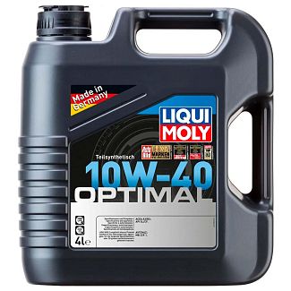 Масло моторне Напівсинтетичне 4л 10W-40 Optimal LIQUI MOLY