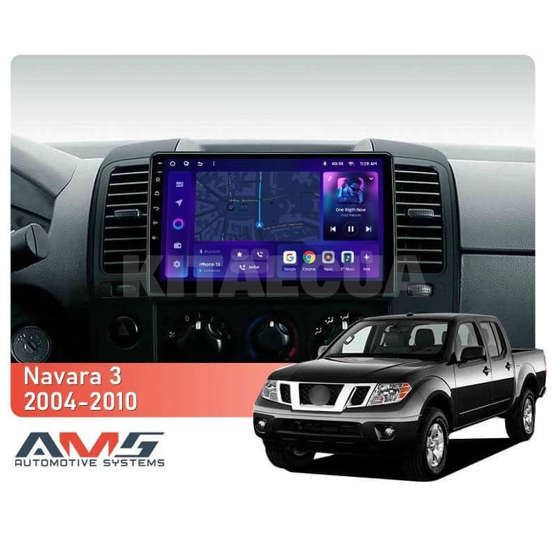 Штатна магнітола MOSS M3 4+32 ГБ 9" Nissan Navara 3 D40 2004-2010 (F2) AMS (50569) - 2