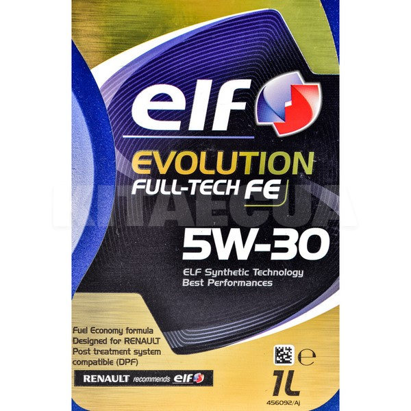 Масло моторне синтетичне 1л 5W-30 FE Evolution Full-Tech ELF (213933-ELF) - 2