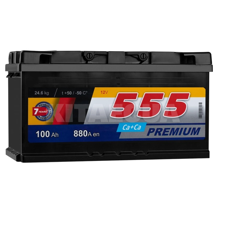 Акумулятор автомобільний 100Ач 880А 555 (139252)