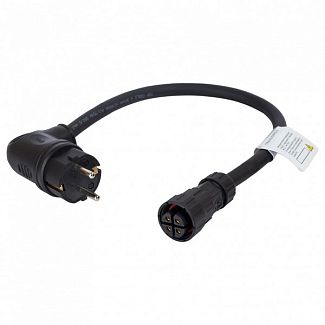 Переходник 7.4 кВт 32А 1-фаза (силовая вилка) - (зарядная станция) TRANS-GREEN