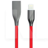 Кабель USB Lightning 2.4А 1м червоний PowerPlant (CA911400)