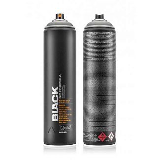 Краска серая 600мл матовая BLK 7050 Shark MONTANA