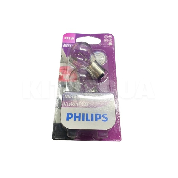 Лампа накаливания 12V 21W VisionPlus PHILIPS (PS 12498 VP B2)