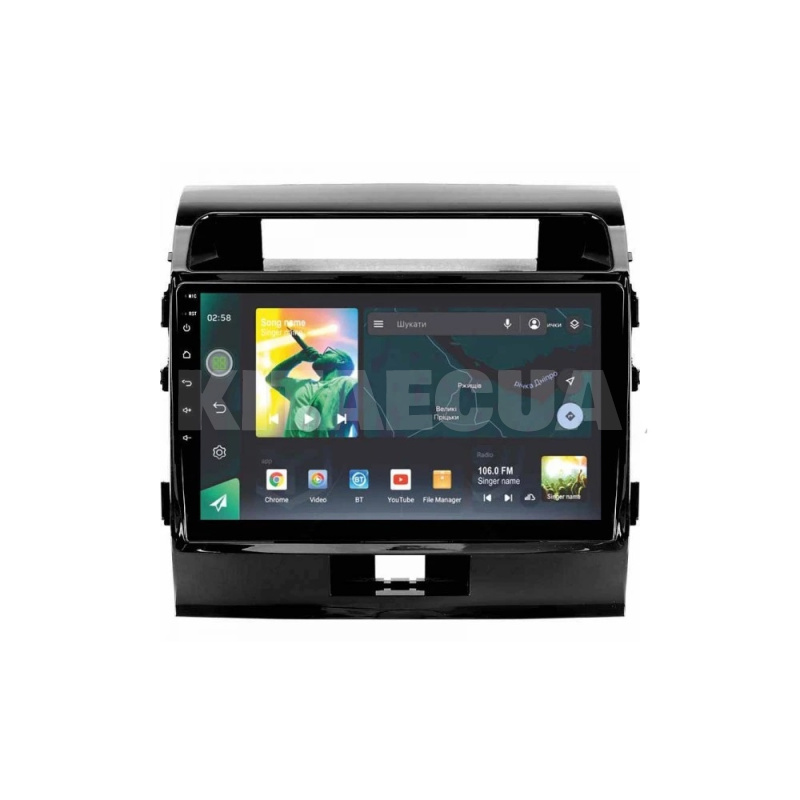 Штатна магнітола X10232 2+32 Gb 10" Toyota Land Cruiser 11 200 2007-2015 (F1) SIGMA4car (34217) - 2
