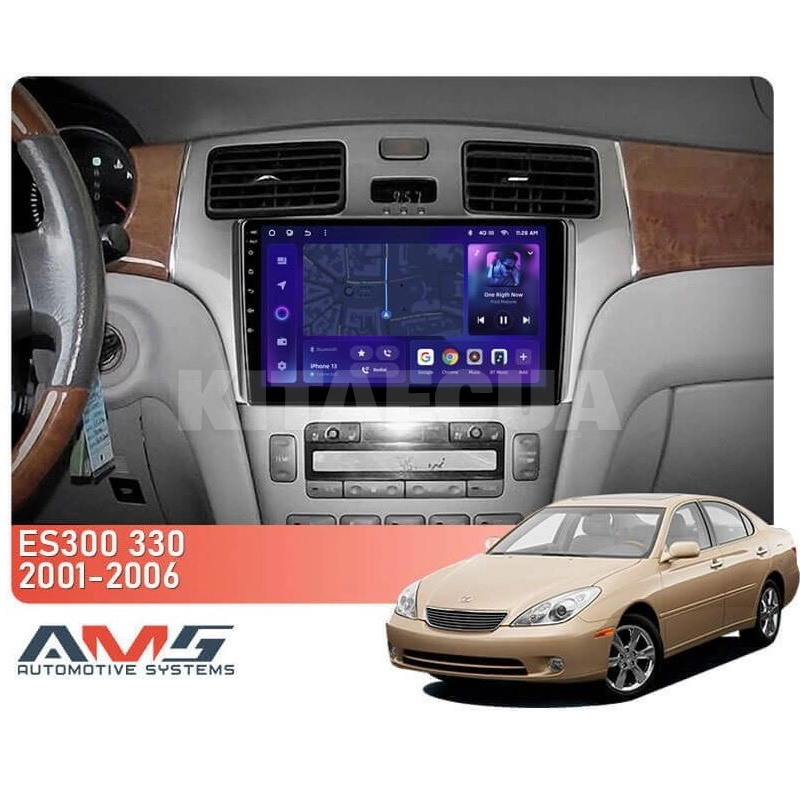 Штатна магнітола MOSS M3 4+32 ГБ Lexus ES330 2001-2006 (L2) AMS (50102) - 2