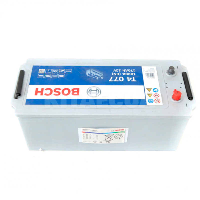 Автомобільний акумулятор T4 077 170Ач 1000А "+" праворуч BOSCH (0 092 T40 770) - 2