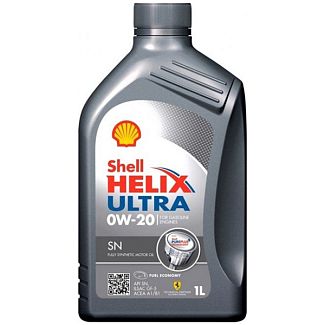 Масло моторное синтетическое 1л 0W-20 Helix Ultra SN SHELL