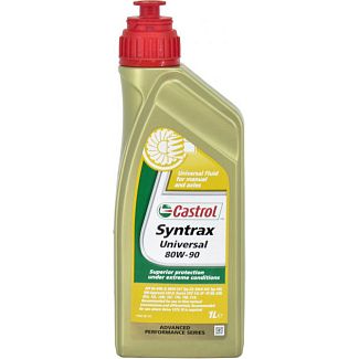 Масло трансмиссионное синтетическое 1л Syntrax Universal 80W-90 CASTROL