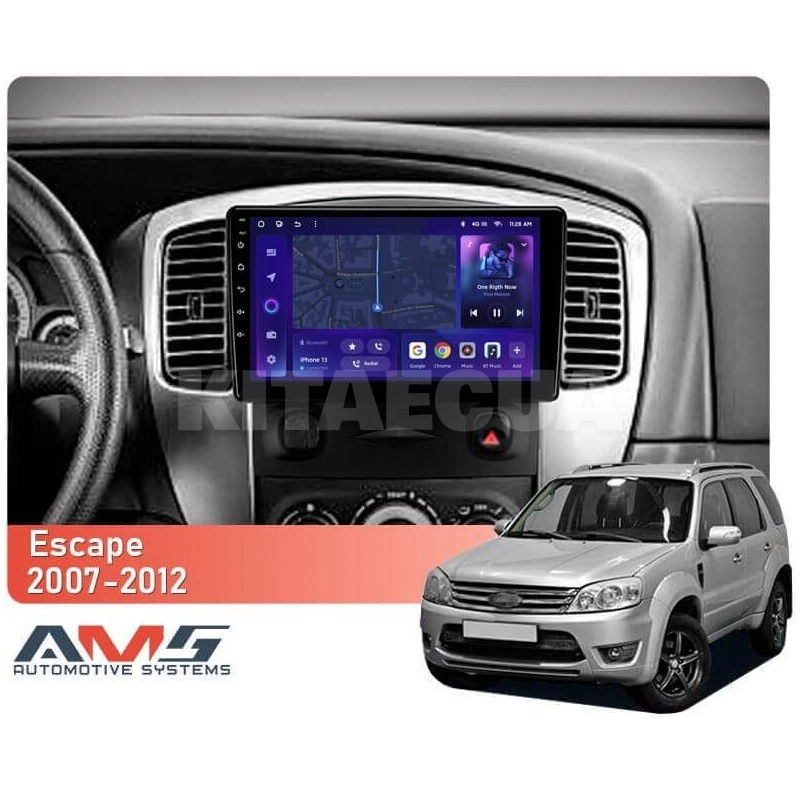 Штатная магнитола MOSS M3 4+32 ГБ 9" Ford Escape 1 2007-2012 (L1) AMS (49868) - 2