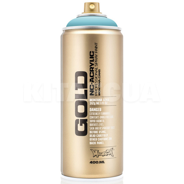 Фарба декоративна акрилова 400мл SHOCK 5000 блакитна напівматова Gold MONTANA (285691-MONTANA)