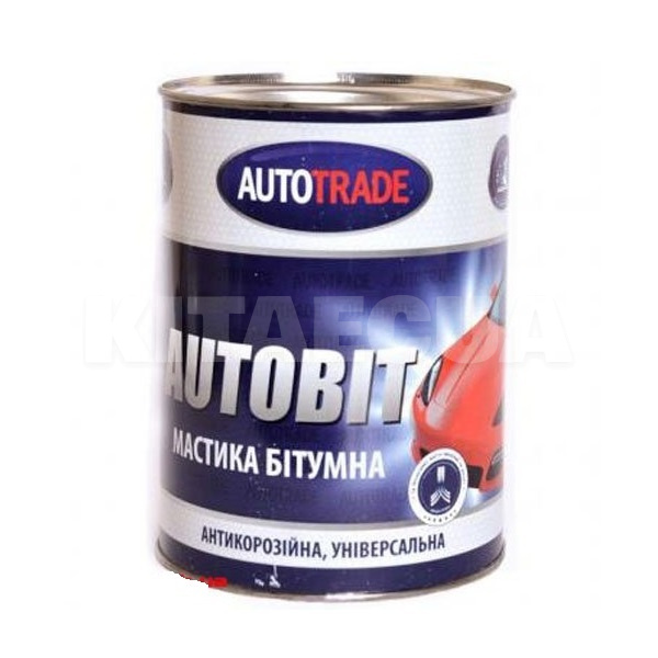 Мастика бітумно-бутилкаучукова 2.4л (Уцінка) AUTOTRADE (7077925-уц)