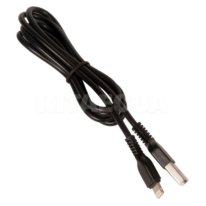 Кабель USB Lightning 2.4A X20 1м чорний HOCO (6957531068808) - 2