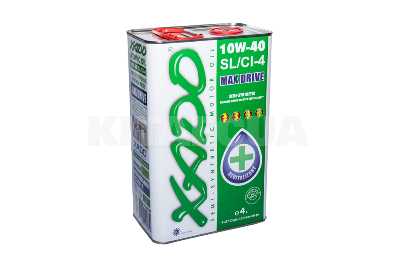 Масло моторне напівсинтетичне 4л 10W-40 Atomic Oil SL/CI-4 XADO (XA 20209-XADO) - 2