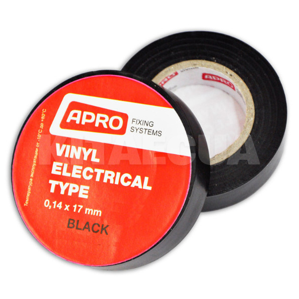 Ізолента 25м 17мм чорна APRO (98973)